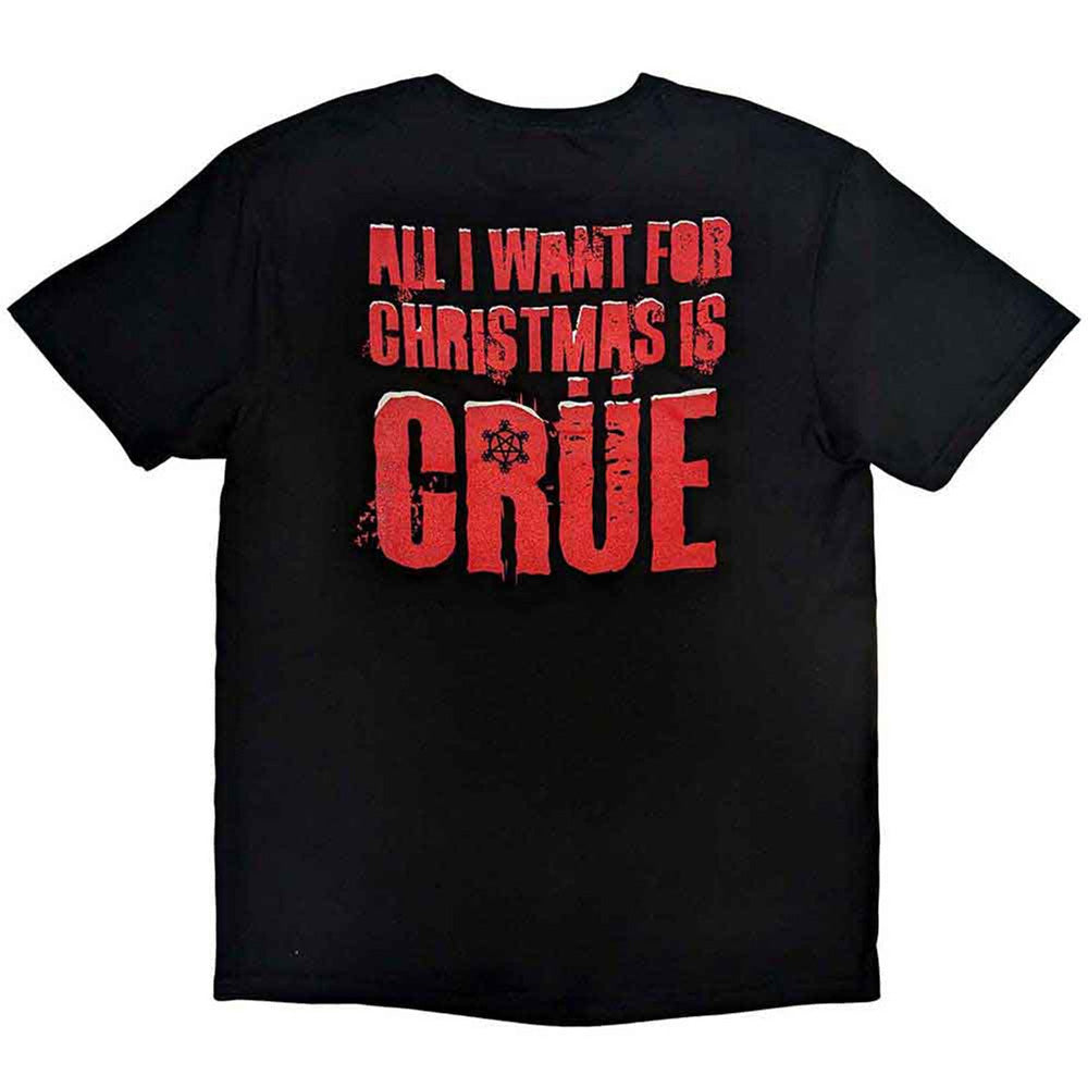 MOTLEY CRUE モトリークルー (来日 40周年 ) - 【クリスマス限定】Xmas Crue / バックプリントあり / Tシャツ / メンズ