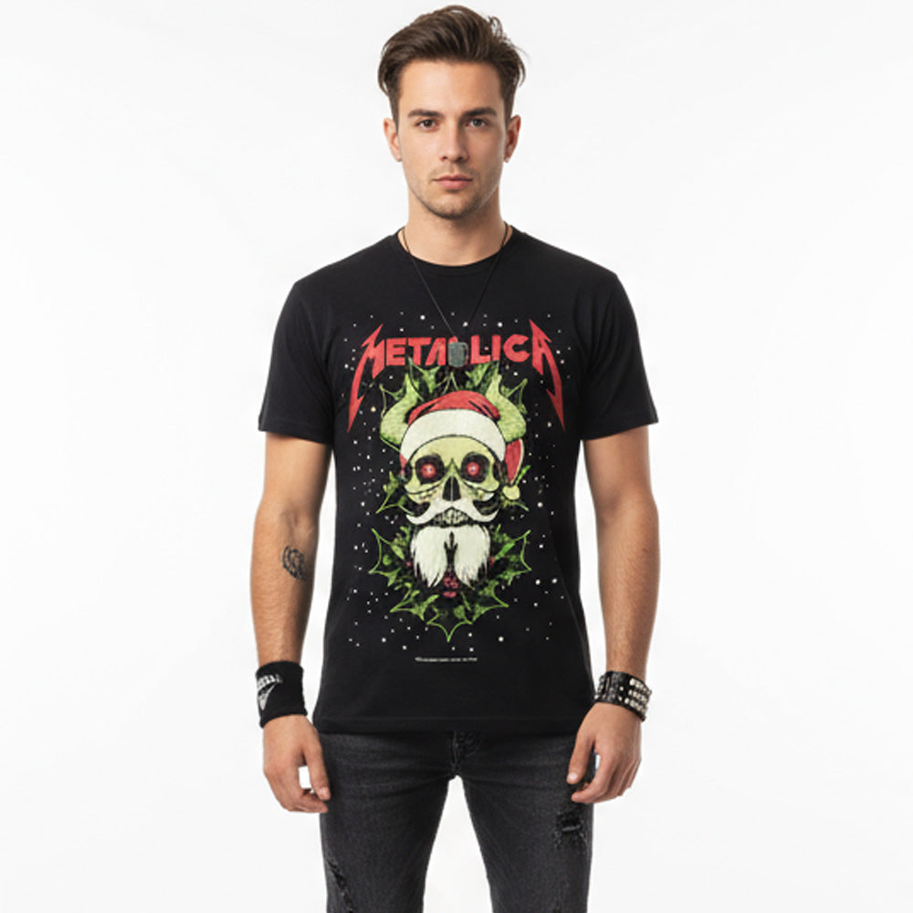 METALLICA メタリカ - 【クリスマス限定】Santa Horns / Tシャツ / メンズ