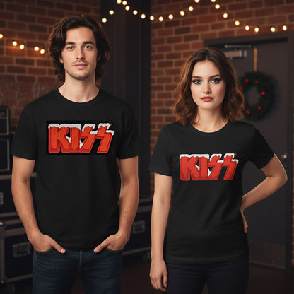 KISS キッス (エース・フレーリー 追悼 ) - 【クリスマス限定】Holiday Logo / Tシャツ / メンズ