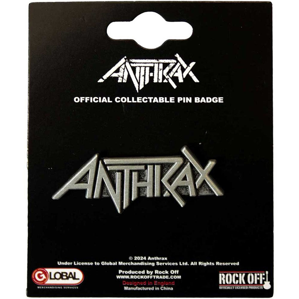 ANTHRAX アンスラックス (2026年 4月 来日 ) - Logo / バッジ