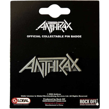ANTHRAX アンスラックス (2026年 4月 来日 ) - Logo / バッジ