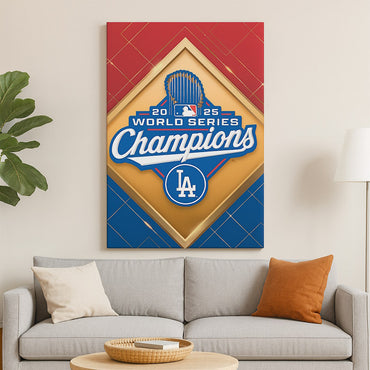 LOS ANGELES DODGERS（MLB） ロサンゼルスドジャース - 2025 World Series Team Logo / ポスター