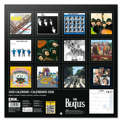 THE BEATLES (65th Anniversary) - 2026 CALENDAR / Square / Calendar Diary