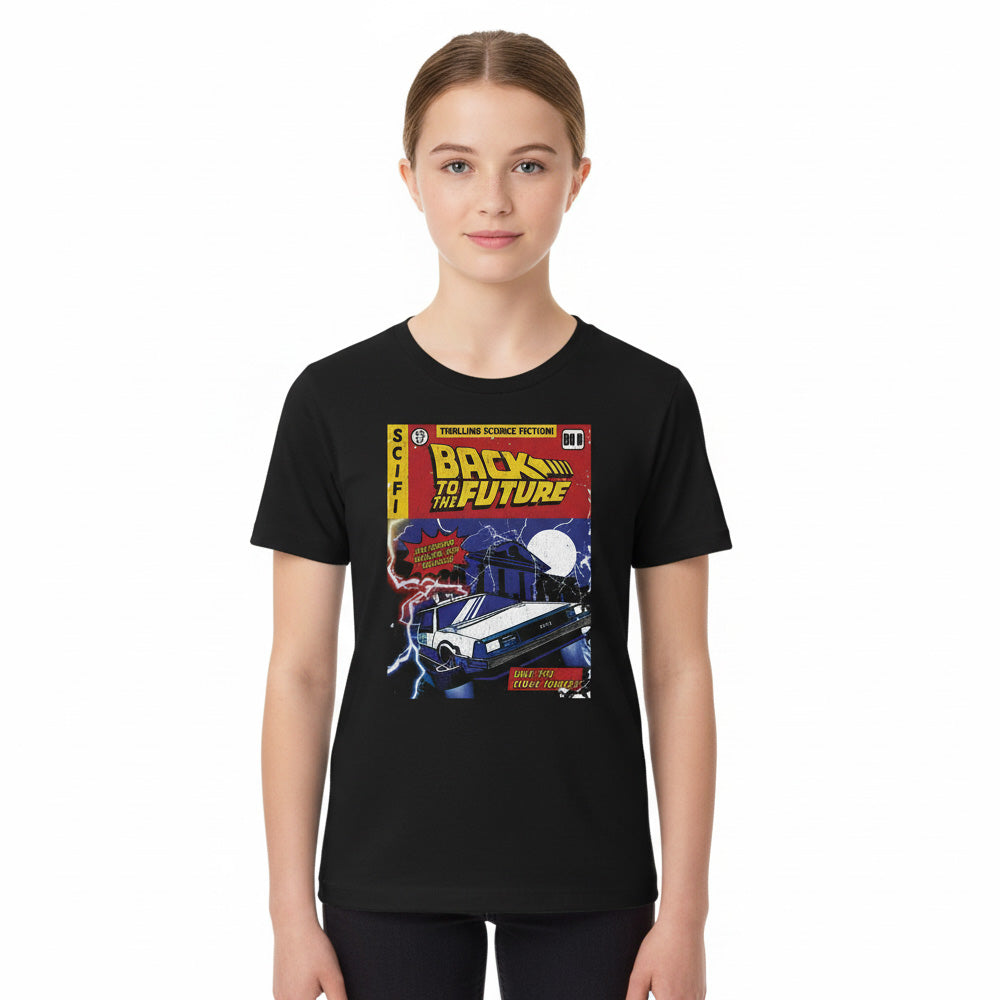 BACK TO THE FUTURE バックトゥザフューチャー (劇場公開 40周年 ) - BTTF Comic Cover / Tシャツ / ジュニア