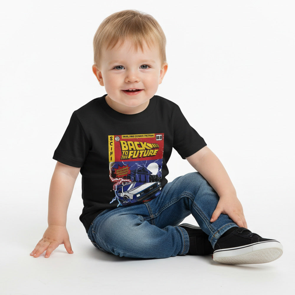 BACK TO THE FUTURE バックトゥザフューチャー (劇場公開 40周年 ) - BTTF Comic Cover / Tシャツ / キッズ