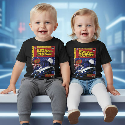 BACK TO THE FUTURE バックトゥザフューチャー (劇場公開 40周年 ) - BTTF Comic Cover / Tシャツ / キッズ