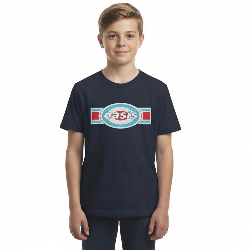 OASIS オアシス - Tri Color Logo Chest / Tシャツ / ジュニア