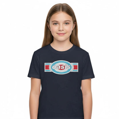 OASIS オアシス - Tri Color Logo Chest / Tシャツ / ジュニア