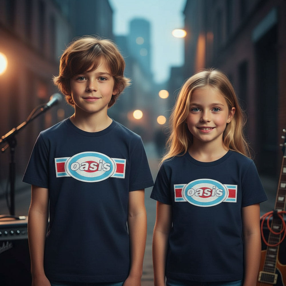 OASIS オアシス - Tri Color Logo Chest / Tシャツ / ジュニア