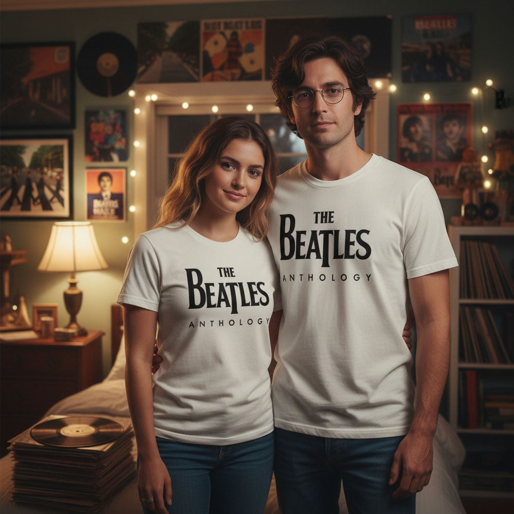 THE BEATLES ビートルズ (結成 65周年 ) - Anthology / バックプリントあり / Tシャツ / メンズ