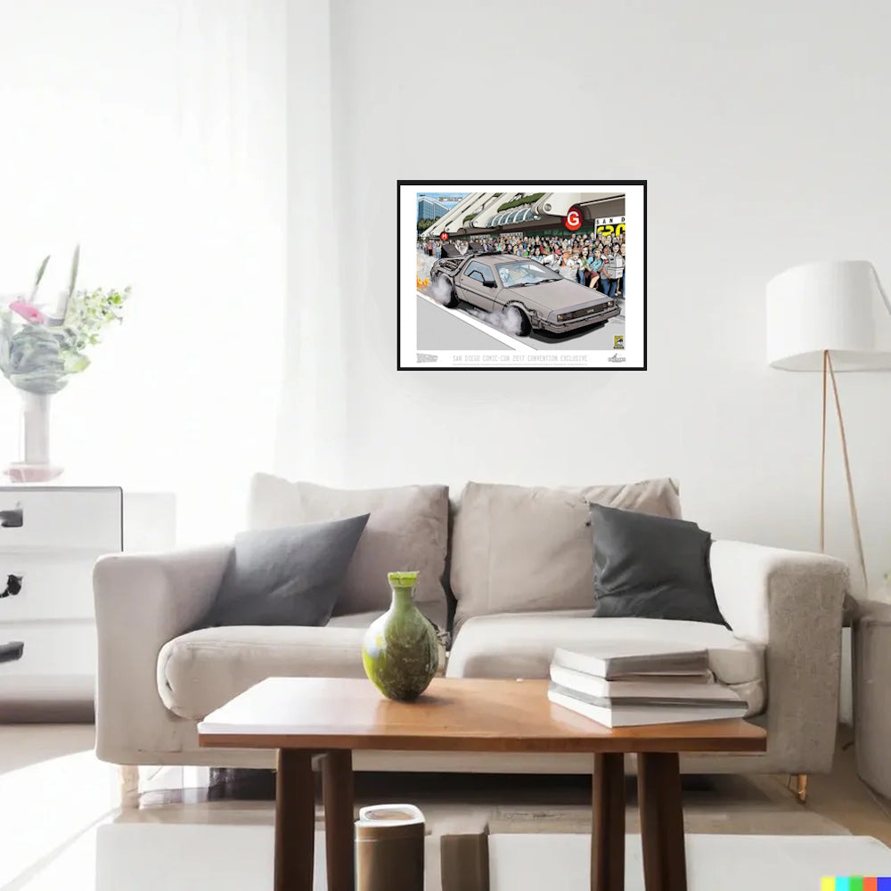 BACK TO THE FUTURE バックトゥザフューチャー (劇場公開 40周年 ) - 2017 San Diego Comic-Con Convention Exclusive Lithograph / 世界限定1000 / コレクタブル