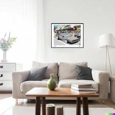 BACK TO THE FUTURE バックトゥザフューチャー (劇場公開 40周年 ) - 2017 San Diego Comic-Con Convention Exclusive Lithograph / 世界限定1000 / コレクタブル