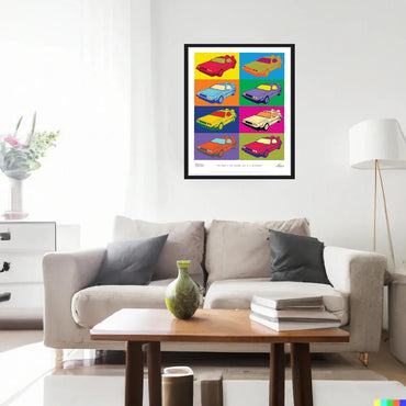 BACK TO THE FUTURE バックトゥザフューチャー (劇場公開 40周年 ) - Delorean Pop-Art Lithograph / コレクタブル