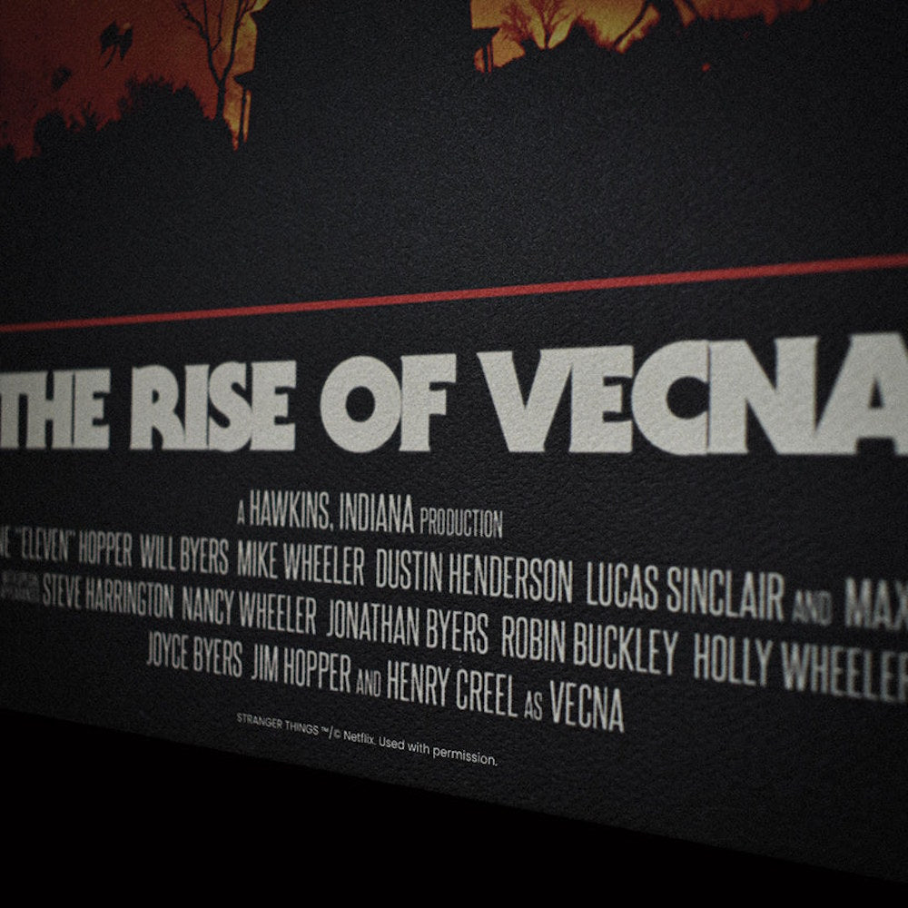 【予約商品】 STRANGER THINGS ストレンジャー・シングス (シーズン5 配信 記念 ) - The Rise of Vecna Art Print / 世界限定995枚 /  Season 5 / コレクタブル