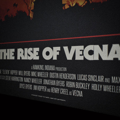 【予約商品】 STRANGER THINGS ストレンジャー・シングス (シーズン5 配信 記念 ) - The Rise of Vecna Art Print / 世界限定995枚 /  Season 5 / コレクタブル