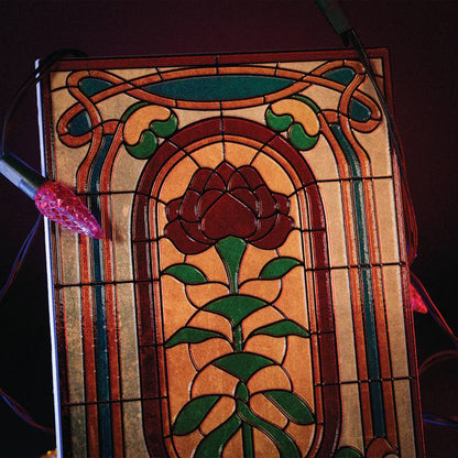 【予約商品】 STRANGER THINGS ストレンジャー・シングス (シーズン5 配信 記念 ) - Creel House Stained Glass Window Resin Plaque /  Season 5 / インテリア置物