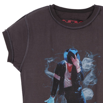 MICHAEL JACKSON Michael Jackson (2026 film) - KING OF POP SMOKE / Amplified (Brand) / T-shirt / Women's