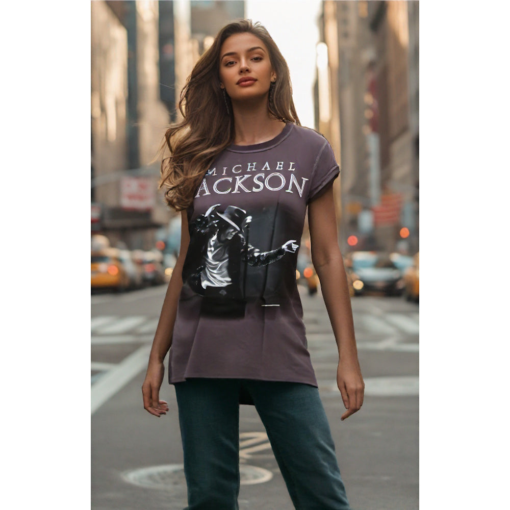 MICHAEL JACKSON マイケルジャクソン (6月12日 映画 公開 ) - MICHAEL JACKSON / Amplified（ ブランド ） / ヴィンテージ / Tシャツ / レディース