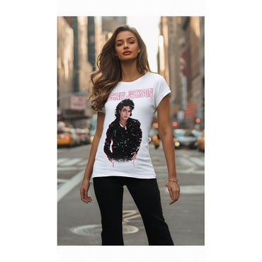 MICHAEL JACKSON マイケルジャクソン (2026年 映画公開 ) - BAD DIAMANTE / Amplified（ ブランド ） / ヴィンテージ / Tシャツ / レディース