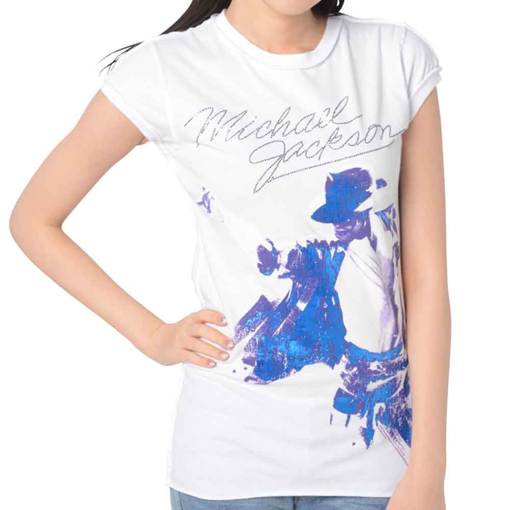 MICHAEL JACKSON マイケルジャクソン (2026年 映画公開 ) - M.J.& DIAMANTE / Amplified（ ブランド ） / ヴィンテージ / Tシャツ / レディース