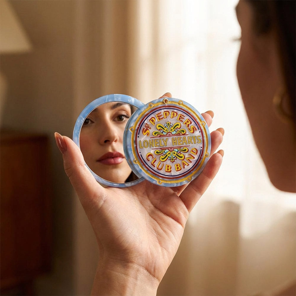 THE BEATLES ビートルズ (結成 65周年 ) - Sgt. Pepper's Lonely Hearts Club Band / コンパクトミラー / ファッション雑貨