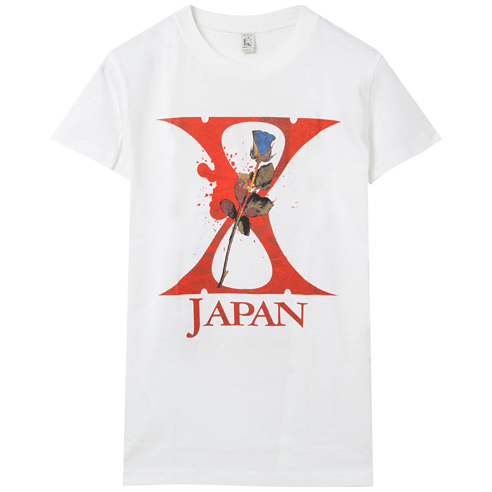 X JAPAN エックスジャパン - ROSE TOUR2010（超レア） / バックプリントあり / ヴィンテージ / Tシャツ / レディース
