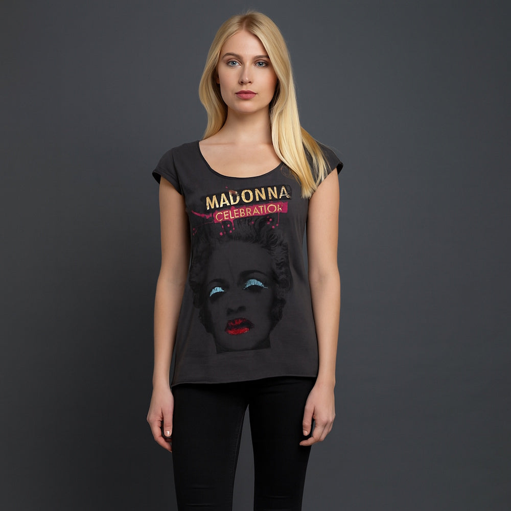 MADONNA マドンナ - Celebration Foil / Amplified（ ブランド ） / ヴィンテージ / Tシャツ / レディース