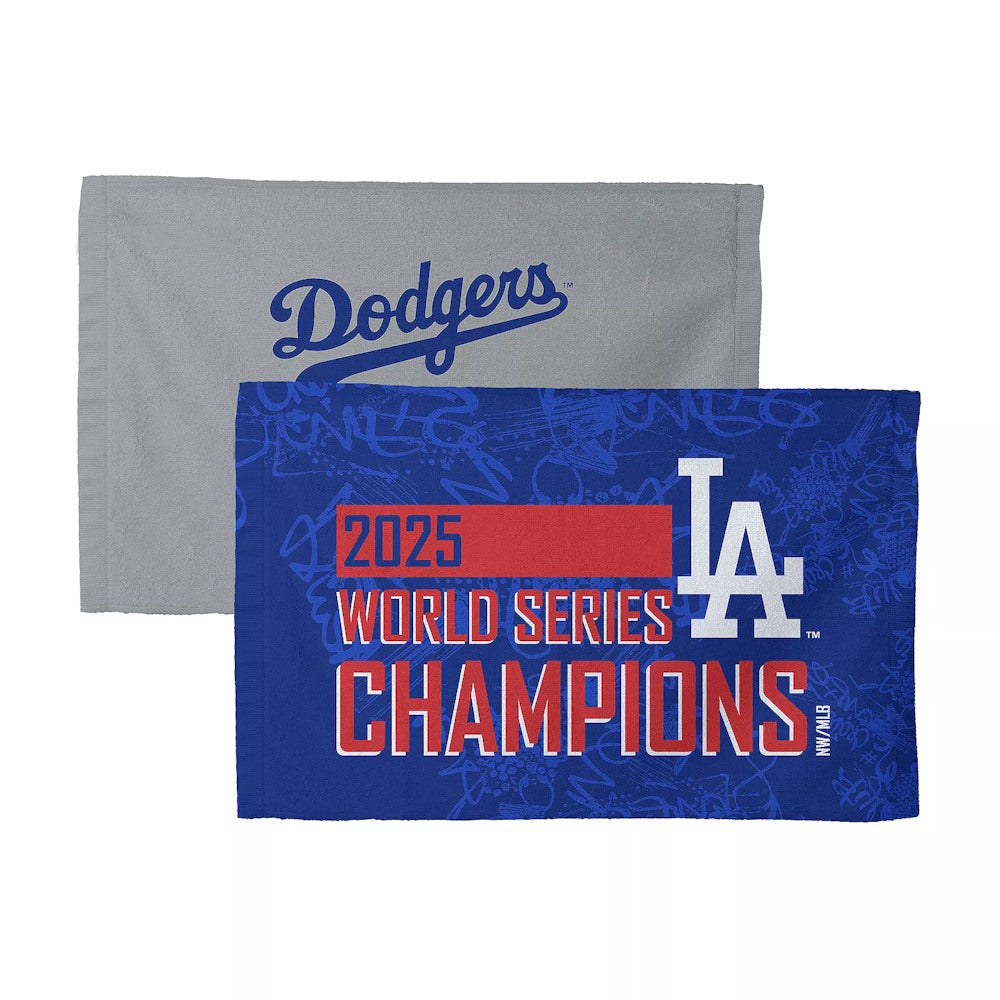 LOS ANGELES DODGERS（MLB） ロサンゼルスドジャース - 2025 ワールドシリーズ優勝記念グッズコレクション / Printed Rally Towel  2pk / Two Turn 2枚セット（各約64×40 cm） / タオル