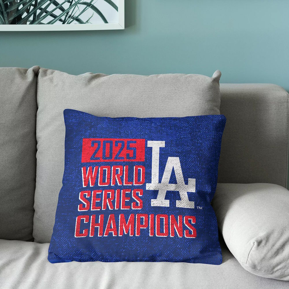 LOS ANGELES DODGERS（MLB） ロサンゼルスドジャース - 2025 ワールドシリーズ優勝記念グッズコレクション / Woven Taperstry Doble Sided / Hot Corner （45×45cm） / 寝具