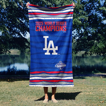 [Pre-order] Los Angeles Dodgers (MLB) - 2025 World Series Championship Commemorative Merchandise Collection / Beach Towel / Cycle / (approx. 76 x 152 cm) / Towel