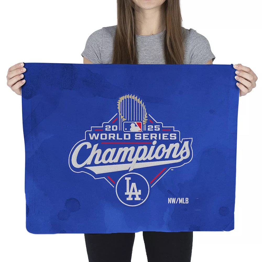 LOS ANGELES DODGERS（MLB） ロサンゼルスドジャース - 2025 ワールドシリーズ優勝記念グッズコレクション / Printed Rally Towel / Chop （約 46 × 38 cm） / タオル