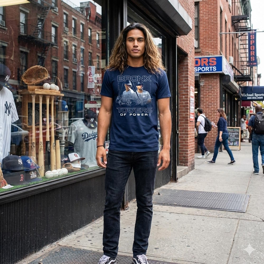 NEW YORK YANKEES（MLB） ニューヨークヤンキース - BRONX TOWERS / ヴィンテージ / Tシャツ / メンズ