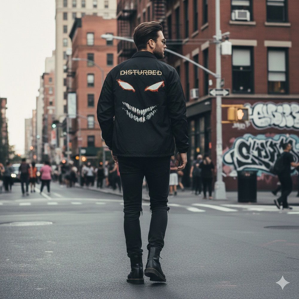 DISTURBED ディスターブド - THE FACE WINDBREAKER / レア / アウター / メンズ - PGS