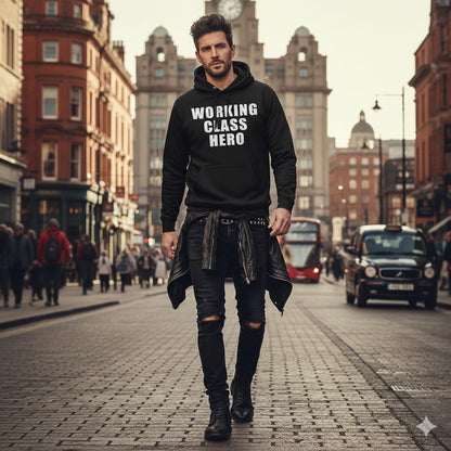 JOHN LENNON (85th birthday) - WORKING CLASS HERO / Hoodie / Sweatshirt / Men's