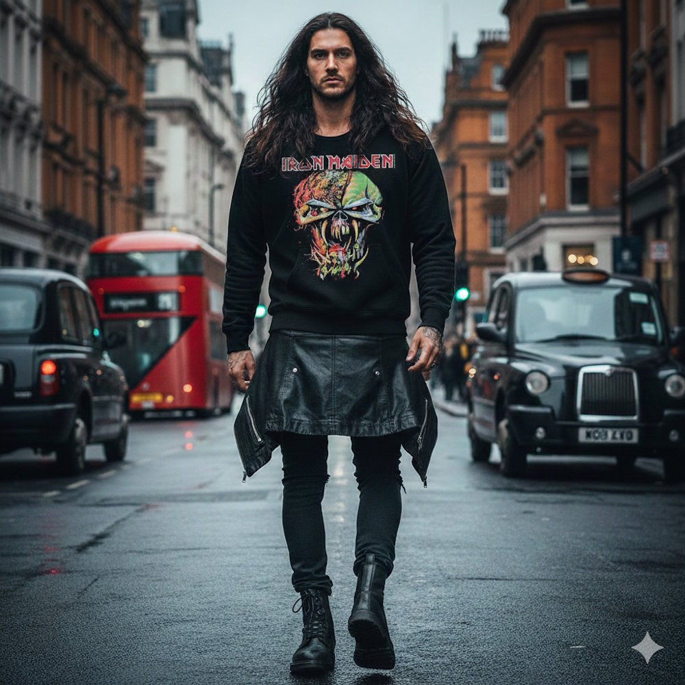 IRON MAIDEN (50th Anniversary) - FINAL FRONTIER BIG HEAD / Hoodie / Sweatshirt / Men's