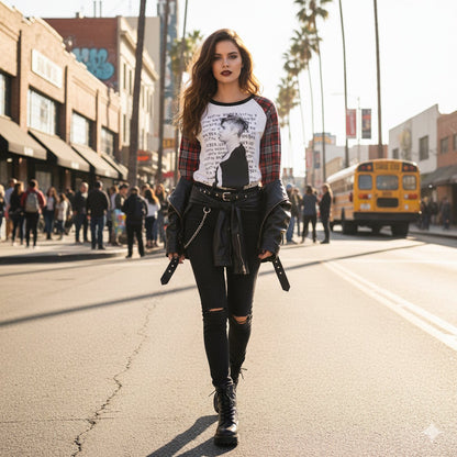 JUSTIN BIEBER ジャスティンビーバー - PLAID / ヴィンテージ / パーカー・スウェット / レディース