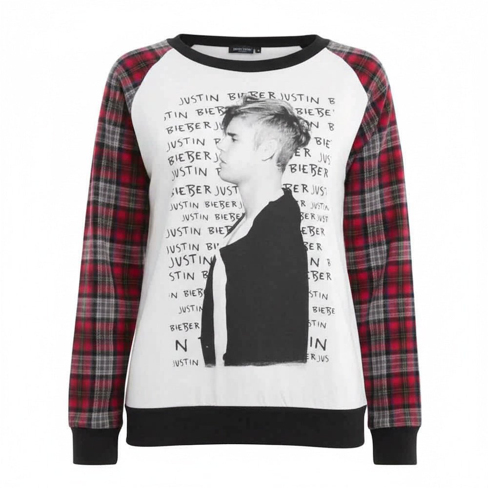 JUSTIN BIEBER ジャスティンビーバー - PLAID / ヴィンテージ / パーカー・スウェット / レディース - PGS