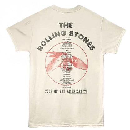 ROLLING STONES ローリングストーンズ (来日 35周年 記念 ) - NYC 1975 （復刻ツアーTシリーズ） / バックプリントあり / Tシャツ / メンズ