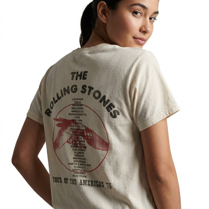 ROLLING STONES ローリングストーンズ (来日 35周年 記念 ) - NYC 1975 （復刻ツアーTシリーズ） / バックプリントあり / Tシャツ / メンズ