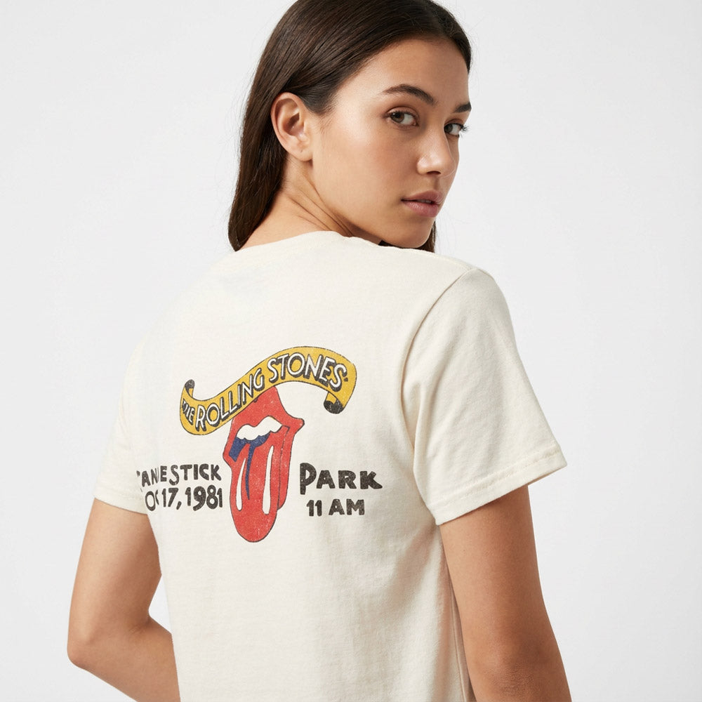 ROLLING STONES ローリングストーンズ (来日 35周年 記念 ) - Tattoo You （復刻ツアーTシリーズ） / バックプリントあり / Tシャツ / メンズ