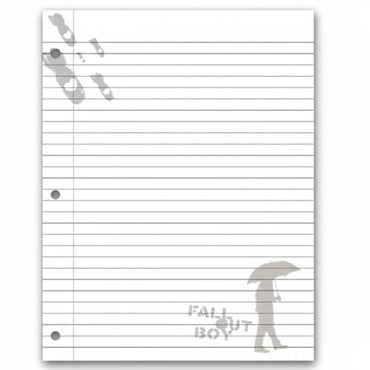 FALL OUT BOY フォールアウトボーイ - LOVE BOMB SPIRAL NOTEBOOK / 貴重 / ヴィンテージ / ノート・メモ帳