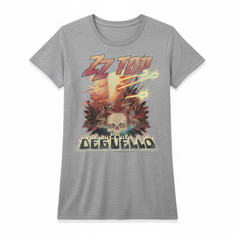 ZZ TOP ズィーズィートップ (デビュー 55周年 ) - DEGUELLO / ヴィンテージ / Tシャツ / レディース - PGS