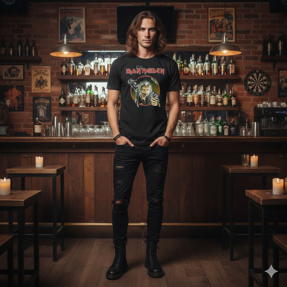 IRON MAIDEN アイアンメイデン (11月 来日 記念 ) - Eddie Hook / ヴィンテージ / Tシャツ / メンズ