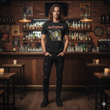 IRON MAIDEN アイアンメイデン (結成 50周年 ) - Eddie Hook / ヴィンテージ / Tシャツ / メンズ - PGS