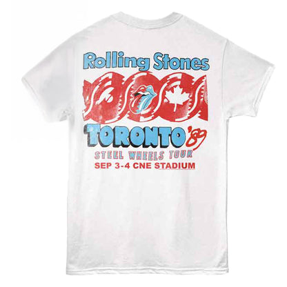 ROLLING STONES ローリングストーンズ (来日 35周年 記念 ) - Toronto Tour （復刻ツアーTシリーズ） / バックプリントあり / Tシャツ / メンズ