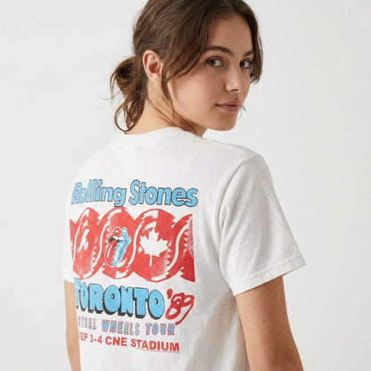 ROLLING STONES ローリングストーンズ (来日 35周年 記念 ) - Toronto Tour （復刻ツアーTシリーズ） / バックプリントあり / Tシャツ / メンズ