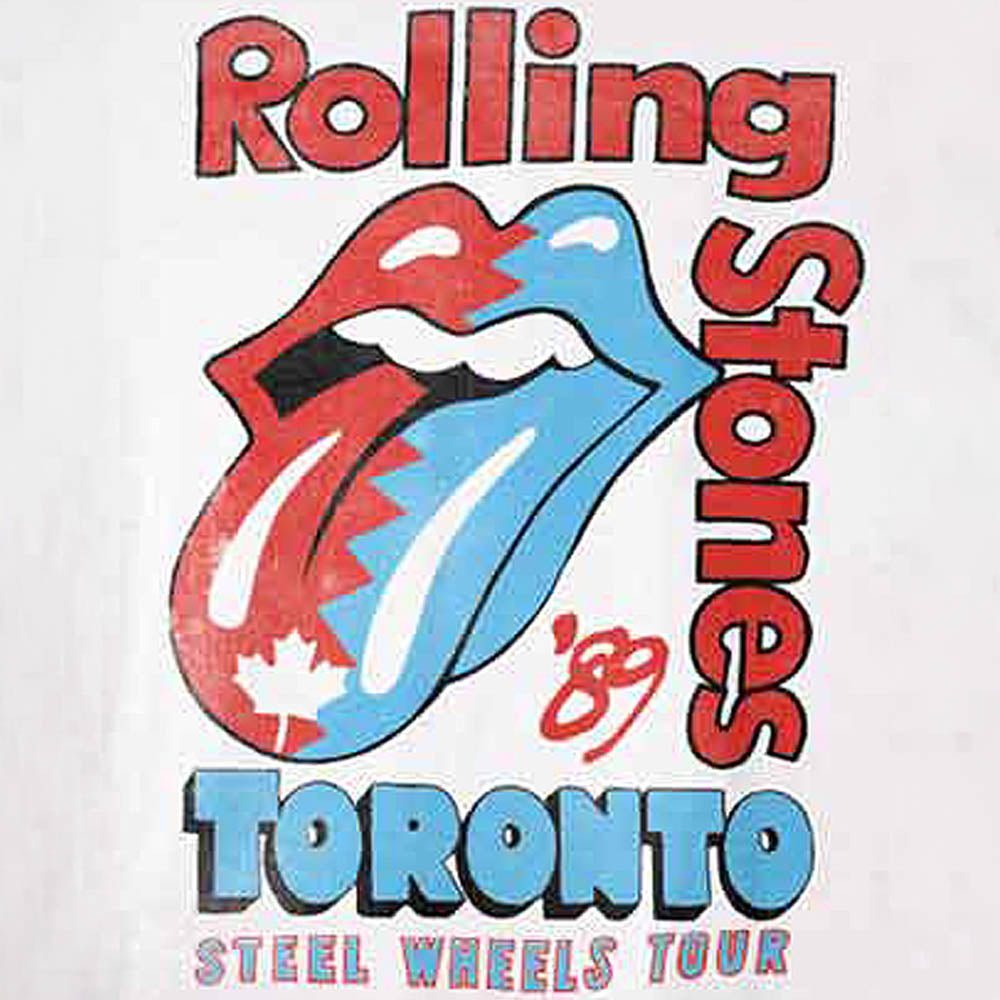 ROLLING STONES ローリングストーンズ (来日 35周年 記念 ) - Toronto Tour （復刻ツアーTシリーズ） / バックプリントあり / Tシャツ / メンズ