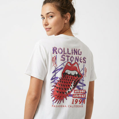ROLLING STONES ローリングストーンズ (来日 35周年 記念 ) - VOODOO LOUNGE 94 （復刻ツアーTシリーズ） / バックプリントあり / Tシャツ / メンズ