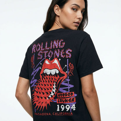 ROLLING STONES ローリングストーンズ (来日 35周年 記念 ) - VOODOO LOUNGE 94 （復刻ツアーTシリーズ） / バックプリントあり / Tシャツ / メンズ