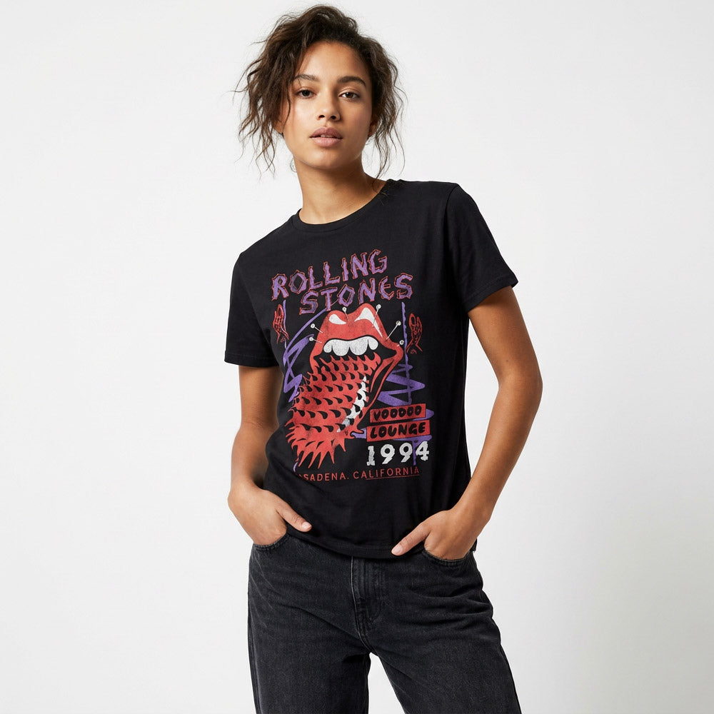 ローリング・ストーンズ 94年ワールドツアー Tシャツ L 90's Vintage Used The Rolling Stones VOODOO LOUNGE World Tour 94